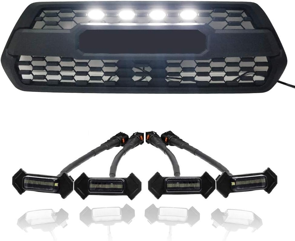 Grille LED Lights Fit for TACOMA Grille 2016 2017 2018 White Lights