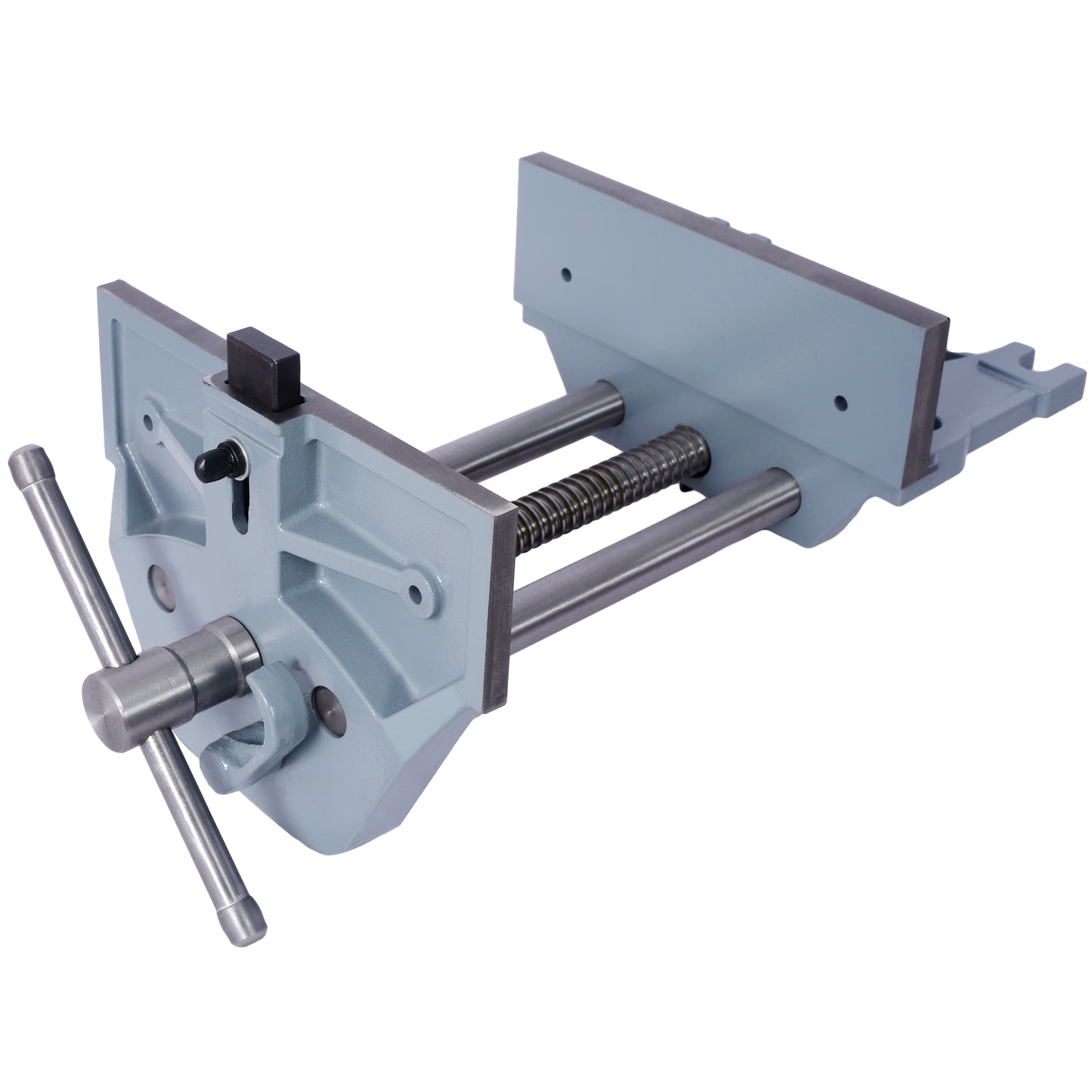 Rapid Action Woodworking Vise Quick Release Lever for Quick Adjustments 9 Inch Jaw Width Made with Heavy-Duty Cast Iron ,GRAY
