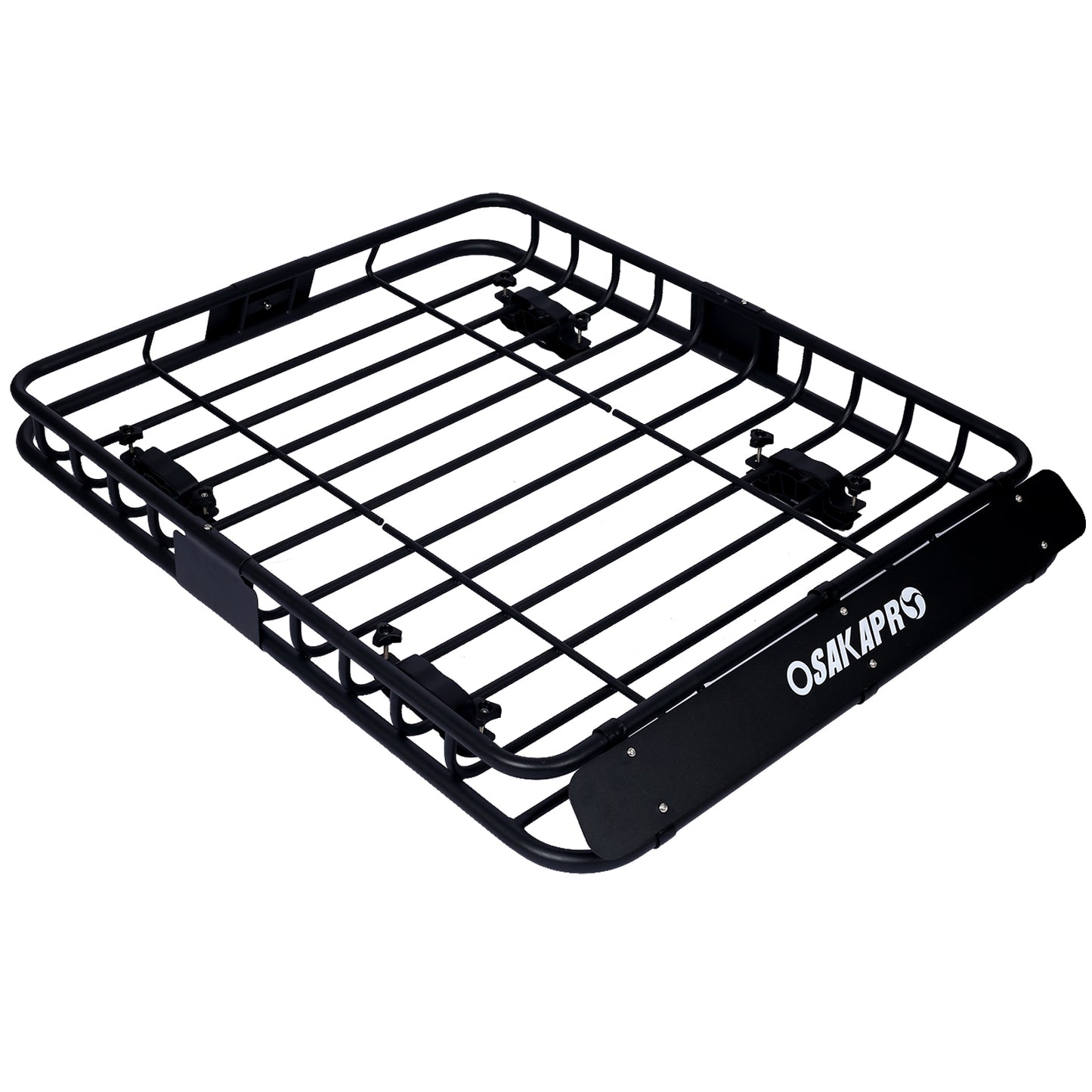 Rooftop Cargo Carrier Basket Motoring Roof Rack,Top Mount Roof Rack 42' black steel
