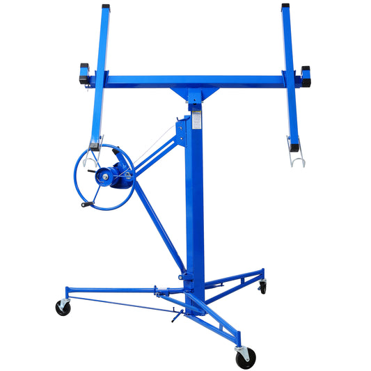Drywall Lift Panel 11' Lift Drywall Panel Hoist Jack Lifter,BLUE