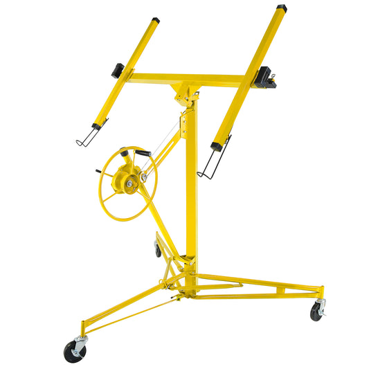 Drywall Lift Panel 11' Lift Drywall Panel Hoist Jack Lifter,yellow