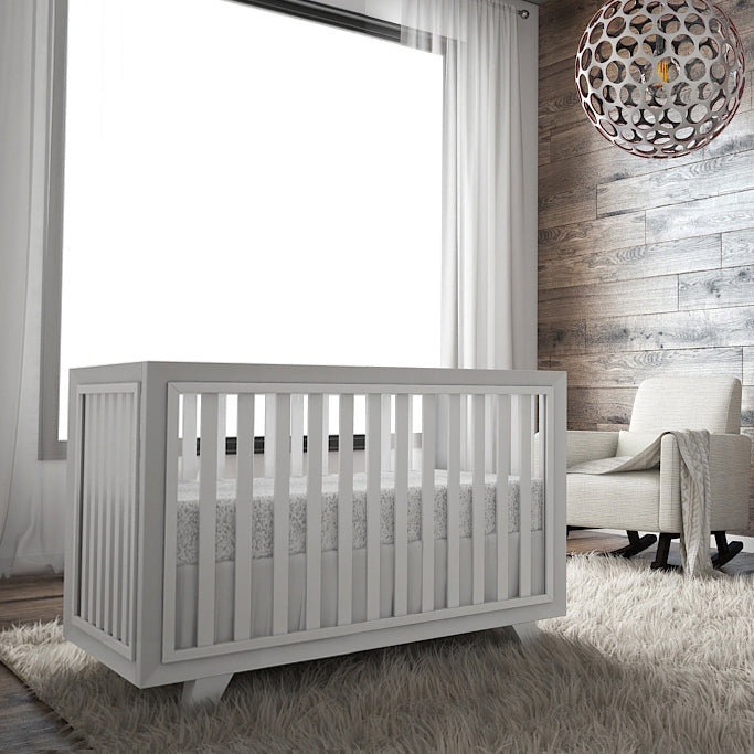 Wooster Convertible Crib in Pure White