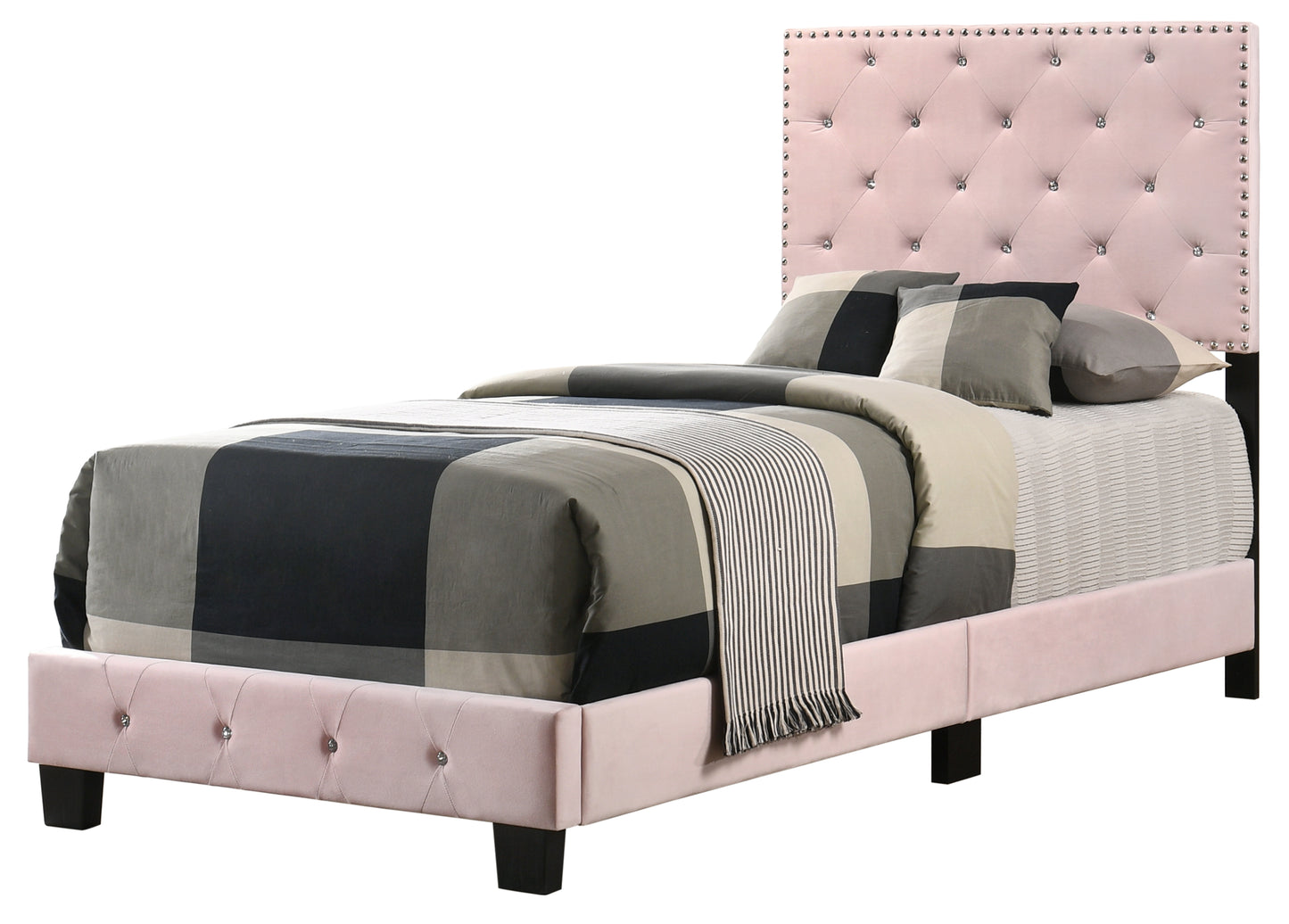 Charming Pink Twin Bed For Kids