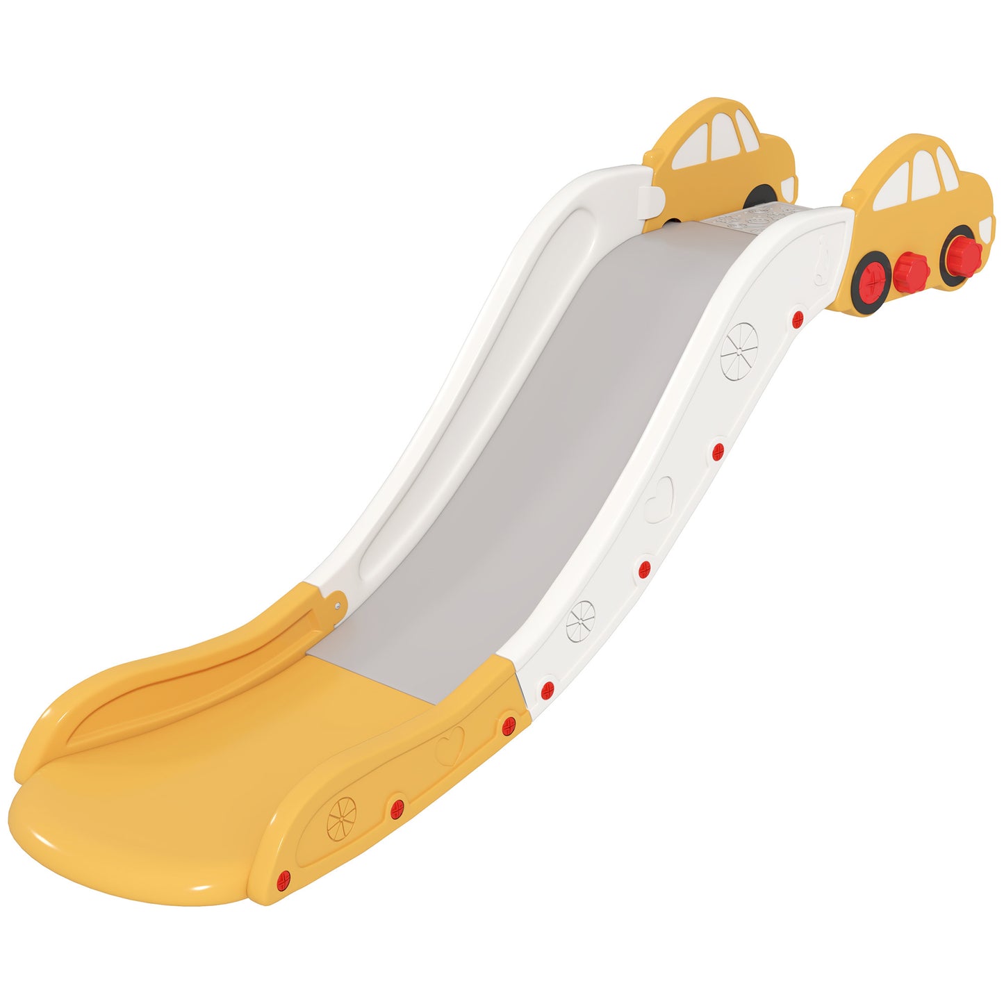 Toddler Slide, Couch Slide for Bed, Sofa, Extra Length Indoor Couch Slide for Toddler, Baby, Child, Easy to Assemble, Yellow