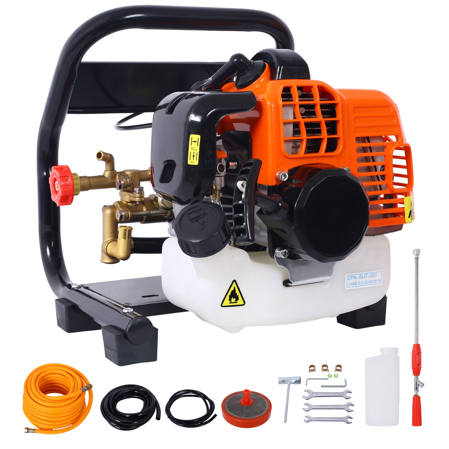 33CC Portable Garden Spraying Machine,  2-Stroke 1.5HP Gas Powered Agricultural Mist Duster Back,Gas Powered Sprayer, Agricultural Equipment