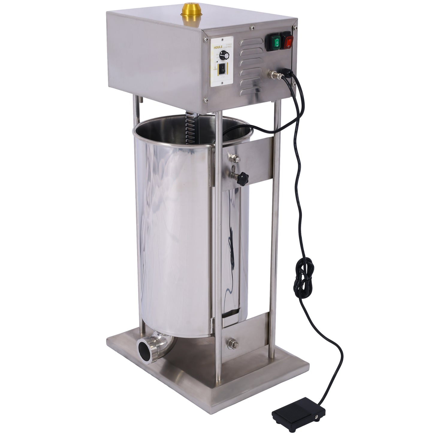 Electric Sausage Filler 15L Sausage Maker Stainless Steel Sausage Stuffer 24.3LB 110V 120W Sausage SSteel Stuffing Tubestuffer