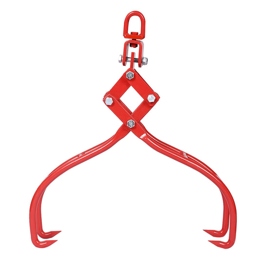 4 Claw Timber Log Lifting Logging Tongs Grabber Tong 28'