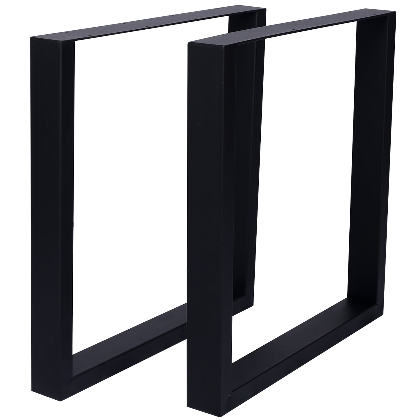 Square Table Legs 28X 24' ,Wide Metal Table Legs , Heavy Duty Steel Desk Legs Table Leg Dining Table Legs Coffee Desk Leg, Set of 2