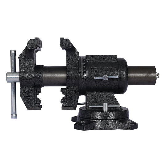 5' Multi-jaw Rotating Bench Vise ,Multipurpose Vise Bench,360-Degree Rotation Clamp on Vise with Swivel Base and Head ,5inch black