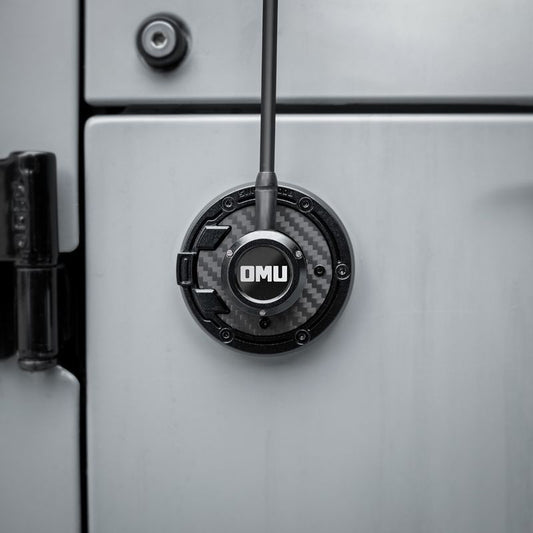 OMU Genesis Series Aluminum Antenna Base Cover For Jeep Wrangler JK JL