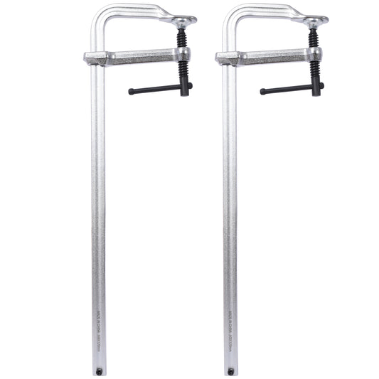 Bar Clamps Set, Drop Forged Steel Bar Clamps, Steel F Clamps for Welding, Woodworking, Metal working, DIY and Crafts,20 inch x 4-3/4 inch Throat,Pack of 2