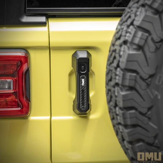 OMU Genesis Series Aluminum Door Handle Cover For Jeep Wrangler JL 4 Doors 5 pcs