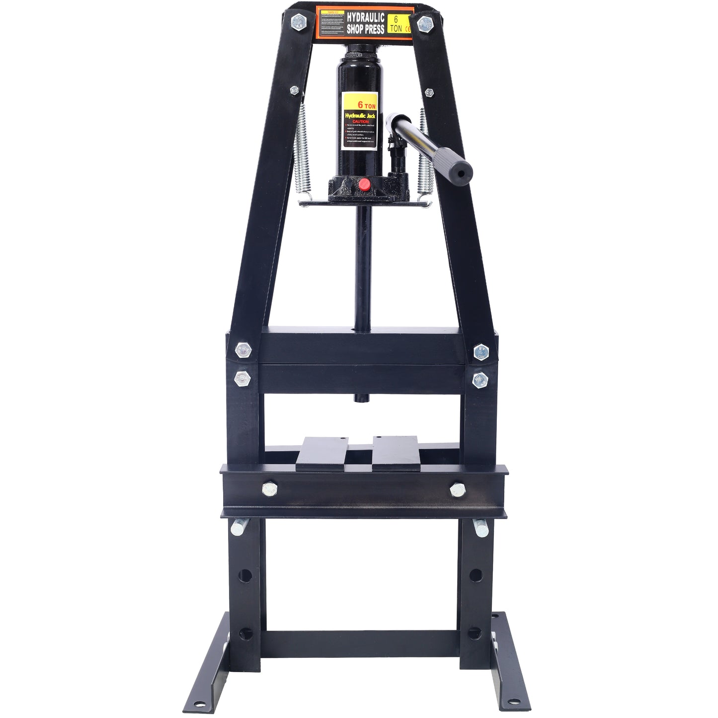Hydraulic Power Units, 6-Ton Benchtop Hydraulic A-Frame Shop Press with Press Plates, Hydraulic 6 Ton Garage Floor Adjustable Shop Press with Plates, Hydraulic Press, Hydraulic Shop Press,black