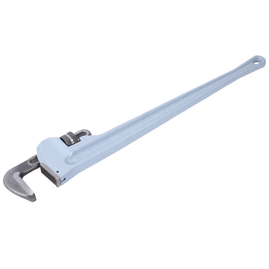 48 inch Pipe Wrench Aluminum Straight Pipe Wrench Heavy Duty 48-Inch Plumbers Wrench,Easy to Carry, Hangable Design, for Water Pipes, Automotive Repairs