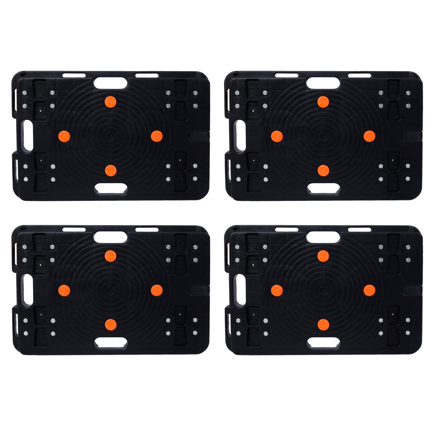 4Pcs Moving Dolly, Heavy Duty Furniture Rolling Mover, Interlocking Moving Dolly with 4 Wheels for Couch Boxes Heavy Items, 23.6 x 15.7 inch 330 Lbs Capacity Each Count